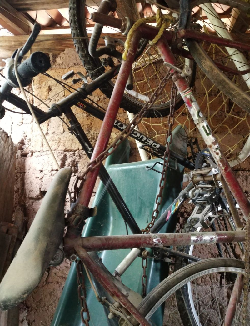 These people also have a Peugeot bicycle?!? Amazing!